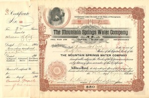 Mountain Springs Water Co.